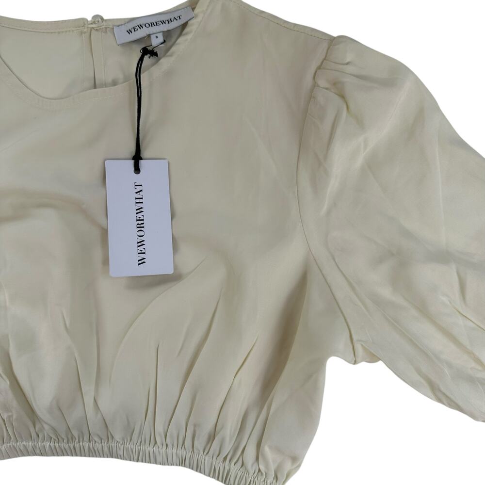 WeWoreWhat Ruffle Cropped Top - Picture 4 of 5